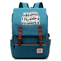 Unisex Business Laptop Backpack College Student School Bag Travel Rucksack Daypack with USB Charging Port (One_Size, Navy Blue)