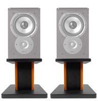 (2) 8" Wood Bookshelf Speaker Stands for Polk Audio TSi100 Bookshelf Speakers