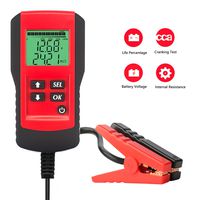 SUNER POWER Digital 12V Car Battery Tester Automotive Battery Load Tester and Analyzer of Battery Life Percentage,Voltage, Resistance and CCA Value for Flood, Gel, AGM, Deep Cycle Battery
