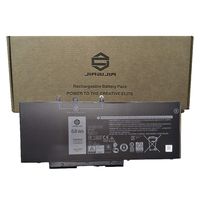 JIAZIJIA GJKNX Laptop Battery Replacement for Dell Latitude 5480 5580 5490 5590 5491 5591 5495 5488 Precision 3520 3530 Series 93FTF 3DDDG 0GD1JP GD1JP DY9NT 0DY9NT 5YHR4 KCM82 0KCM82 7.6V 68Wh