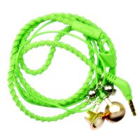 【Newest Earphone in 2019】Bracelet Earphone,2019 Earphone Bass headphones,Wristband Earphone, In-ear Earbuds Hifi Stereo Headset with Waterproof IPX5, Fashion Hand strap for Sport Necklace 182 (Green)