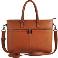 Laptop bag for Women,Business Computer Bags for Women Up to 15.6 Inch,EDODAY Casual Laptop Tote Bag,Brown