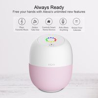DOSS Assistant 20W Smart Bluetooth Speaker with Amazon Alexa Voice Control, Touch Sensitive Panel, and Built-in Rechargeable Battery[Pink]