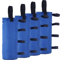 ABCCANOPY 112 LBS Outdoor Pop Up Canopy Tent Gazebo Weight Sand Bag Anchor Kit-4 Pack (Blue)