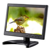 Basense 10.1 inch Small Laptop Computer Monitor Laptop Screens with HDMI VGA Port; Raspberry pi Display Screen Monitor ;Monitor HD 1024x600 - Build with Speakers for PC Car Raspberry