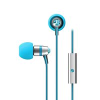 Crystal by MEE audio In-Ear Headphones with Microphone Made with Swarovski Crystals, Turquoise