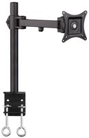 SIIG Tilt/swivel/rotate Single Extend Desk Mount for 13 to 27 Inches Monitor, Black (CE-MT0N11-S1)
