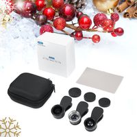 AMIR Phone Camera Lens, 180° Fisheye Lens, 25X Macro Lens, 0.36X Wide Angle Lens, Clip-On 3 in 1 Cell Phone Camera Lens for iPhone 7 8 X 7 Plus 6, Samsung, Other Smartphones