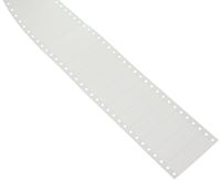 Compulabel Pinfeed Labels Fanfold Permanent Adhesive, 3" x 15/16", White (110608)