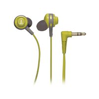 Audio Technica ATHCOR150LG In-Ear Headphones, Lime Green