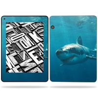 MightySkins Skin Compatible with Amazon Kindle Voyage 6" (2017) - Shark | Protective, Durable, and Unique Vinyl Decal wrap Cover | Easy to Apply, Remove, and Change Styles | Made in The USA