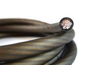 5 feet 0 Gauge Black Power Ground Copper Mix Wire Cable Amp Install Audiopipe