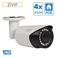 Zivif PoE Camera 4X Motorized Zoom - 1080P Bullet Outdoor IP Security Camera