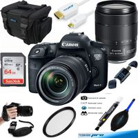 Canon EOS 7D Mark II DSLR Camera and 18-135mm f/3.5-5.6 USM Lens + Deal-Expo Essential Accessories Bundle