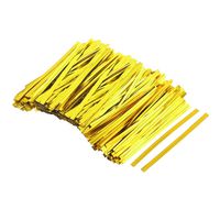 uxcell Candy Bread Bags Packaging Twist Tie 800PCS Gold Tone