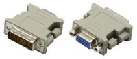 zdyCGTime (2Pack) DVI-I 24+1 Male to VGA HD15 Female Adapter Nickel Plated for Gaming, DVD, Laptop, HDTV and Projector