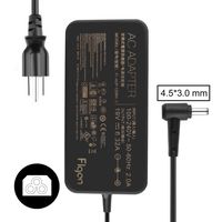 Flgan 120W Charger ac Adapter for Asus q535u q535ud q536fd q536f x570zd ux550vd ux550ve g501vw ux501vw n501vw g501jw ux501jw nx500jk ux51vx pu551j K570UD K570U K570 FX570 FX570UD FX570U X570UD X570U