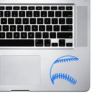 StickAny Palm Series Baseball Corner Sticker for MacBook Pro, Chromebook, and Laptops (Blue)