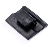 Panduit ACC38-AV-M300 Adhesive Backed Cord Clip, Heat Stabilized Weather Resistant Nylon 6.6, High Bond Acrylic Adhesive Type, Black, 0.38" Max Bundle Diameter, 0.40" Height, 1.00" Width, 1.00" Length (Pack of 1000)