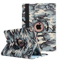 iPad Pro 9.7 Inch Smart Rotating Cover, Businda 360 Degree Rotaton PU Leather Protective Case with Built-in Magnet & Auto Sleep Wake up Function a2016 Apple iPad Pro 9.7" (Camouflage-A01)