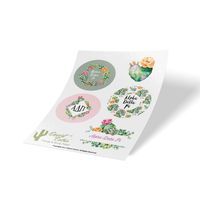 Desert Cactus Alpha Delta Pi Sorority Succulent Full Sheet Sticker Vinyl Decal Laptop Water Bottle Car Laptop ADPi (Succulent Sheet)