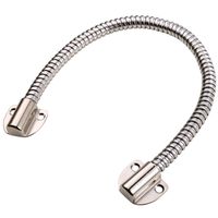 UHPPOTE Flexible Armored Door Loop Wire Protector with Alloy Ends (16" Long, 1/2" OD)