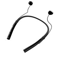 Bluetooth Headphones, Wireless Bluetooth Headphones, Waterproof High Fidelity Stereo Ultra Comfort in Ear Headset Sweatproof, 8 Hrs Play Time Noise Cancelling Earphone(Black)