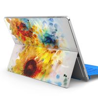 igsticker Ultra Thin Premium Protective Back Stickers Skins Universal Tablet Decal Cover for Microsoft Surface Pro 4/ Pro 2017/ Pro 6(2018) 005339 Flower　Flour　Color