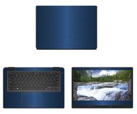 Decalrus - Protective Decal for Dell Latitude 3400 (14" Screen) Laptop Blue Texture Brushed Aluminum Skin case Cover wrap BAdellLatitude14_3400Blue