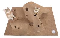 SnugglyCat The Ripple Rug - Made in USA - Cat Activity Play Mat - Thermally Insulated Base - Fun Interactive Play - Training - Scratching - Bed Mat