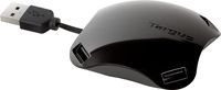 Targus Retractable 4-Port Hub, Black (ACH113US)
