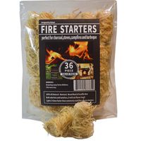 100% Natural Charcoal Fire Starters Waterproof,Super Fast Lighting,Perfect for Barbecue Grills, Kamado, Smokers, Wood Stove and Campfire (36rills, Kamado, Smokers, Fire Pit,Wood Stove and Campfire