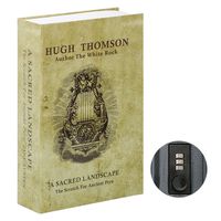 Jssmst Diversion Book Safe with Combination Lock, Secrect Hidden Safe Lock Box Large 2018, SMBS019HL