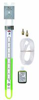 Dwyer Flex-Tube Series 1223 U-Tube Manometer, 8-0-8"WC Using Red Gauge Fluid