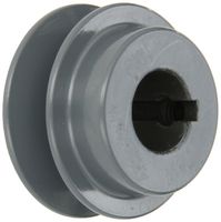 Gates AK20 Light Duty Solid Sheaves, AK Type, 2" OD, 1 Groove, 3/4" Bore