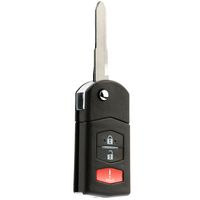 Flip Key Fob Remote fits Mazda 2 5 CX-7 CX-9 (BGBX1T478SKE125-01)