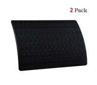 (Pack of 2) Extra Thick Sticky Anti-Slip Gel Pad, Mini-Factory Premium Universal Non-Slip Dashboard Mat for Cell Phones, Sunglasses, Keys, Coins and More - Black (Medium Size: 6.5" X 4.5")