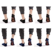 13peas Socks Anti-slip Noprene Non-smell Skid/Slip Durable Absorbent Elastic Hospital Yoga Pilates Ankle Cushioned for XL men's non-slip floor socks