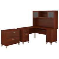 Bush Furniture Office Suite, 60W, Hansen Cherry