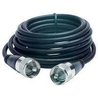 9' RG58AU Cable with PL-259 Connectors for CB & Ham Radios