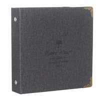 Borya 100 Pockets Mini Photo Album for Fujifilm7s 8 8+ 9 Instax Mini Camera/HP Sprocket Photo Printer/Polaroid Snap, Z2300, SocialMatic Instant Cameras & Zip Instant Printer (Dark Gray, 100 Pockets)