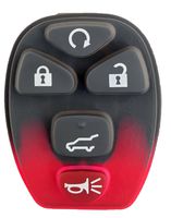 KeylessOption Keyless Entry Remote Control Key Fob Rubber Button Pad Cover Shell Repair Fix For OUC60270, OUC60221