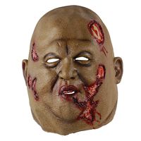 Hophen Creepy Scary Halloween Cosplay Costume Mask for Adults Party Decoration Props (Bald Head Zombie)