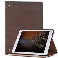 elecfan iPad Case for iPad Pro 9.7, Book Style Screen Protective Stand Up with Smart Auto Sleep/Wake Feature Vegan Cover for Apple iPad Pro 9.7 inch(iPad Pro 9.7, Dark Brown)