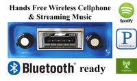 Custom Autosound Stereo + BLUKIT compatible with 1967-1972 Chevrolet Truck, USA-630 II Bluetooth Enabled High Power 300 watt AM FM Car Stereo/Radio