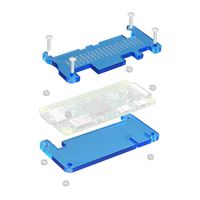 DEVMO Raspberry Pi Acrylic Zero Case Shell Acrylic Case Protection Box Blue
