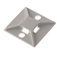 Panduit ABM2S-S6-D Cable Tie Mount, #6 Screw, 1 by 1-Inch, White (500-Pack)