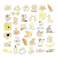 VSCO Yellow Stickers,Cute Gril Stickers for Water Bottle Vinyl Laptop Stickers for Teens Girls Guitar Phone Car Skateboard