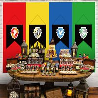 Harry Potter Birthday Party Ideas, Backdrops for Photography for Harry Potter Theme Decoration Supplies, Hogwarts House Wall Banners Wizard Boy Party Supplies Favors Birthday Party Decoration 59"X 82.6"