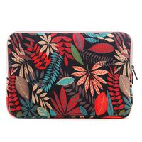 Black Deals Friday Cyber Deals Monday Deals-Valentoria 15.6 Inch Laptop Sleeve Case-Colorful Vintage Leaves Style Ultrabook Sleeve Macbook Bag For Acer/Asus/Toshiba/Lenovo/Macbook Pro/Macbook Air